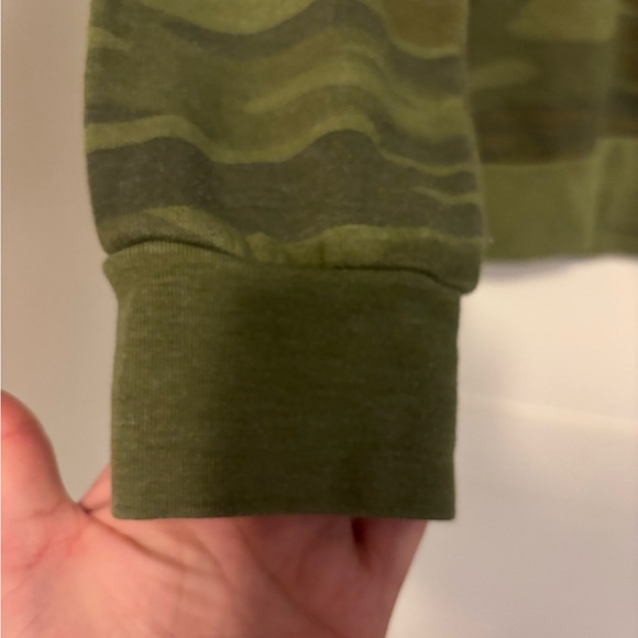 Aviator Nation Green Camo Hoodie with Lightning Bolt - Picture 6 of 9